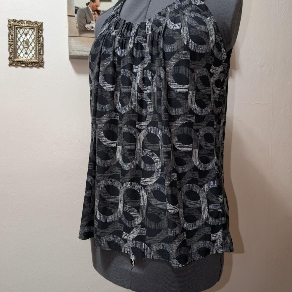 Rafaella Women's Black and Grey Blouse